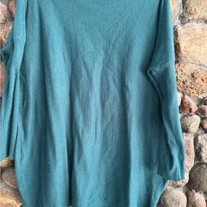Miracle Teal Crew Neck Sweater